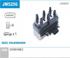 Janmor jm5256 cewka zapłonowa seat vw, seat leon (1m1), vw golf iv (1j1)
