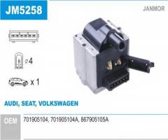 Janmor jm5258 cewka zapłonowa audi seat vw, audi 80 avant (8c, b4), seat toledo i (1l)