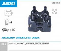 Janmor jm5202 cewka zapłonowa alfa romeo citroen fiat lancia, alfa romeo 33 (907a)