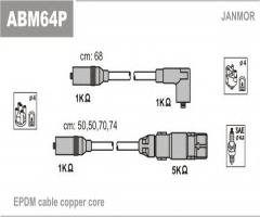 Janmor abm64p przewody wysokiego napięcia komplet vw, vw polo classic (6kv2)
