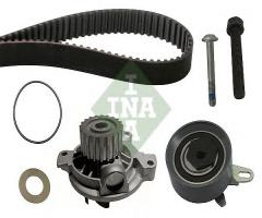 Ina 530017230 zestaw rozrządu z paskiem + pompa wody vw