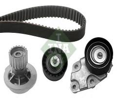 Ina 530033230 zestaw rozrządu z paskiem + pompa wody honda, chevrolet cruze (j300)