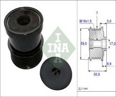 Ina 535007030 sprzęgło alternatora ford, ford transit autobus (fd_ _, fb_ _, fs_ _, fz_ _, fc_ _)