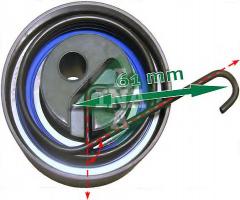 Ina 531053520 rolka napinacza opel, chevrolet cruze (j300), honda civic vii hatchback (eu, ep, ev)