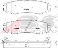 A.b.s. 37423 klocki hamulcowe kia sportage 04 -, hyundai sonata iv (ef), kia sportage (je_, km_)