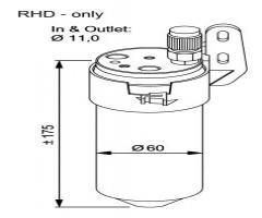 Nrf 33200 osuszacz klimatyzacji dacia renault, renault megane i (ba0/1_)