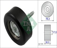 Ina 532065110 rolka prowadząca ford volvo, ford mondeo iii sedan (b4y)