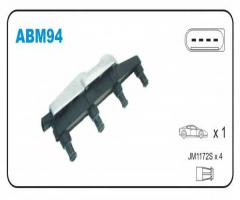 Janmor abm94 cewka zapłonowa vw audi skoda, seat arosa (6h), skoda fabia (6y2), vw lupo (6x1, 6e1)