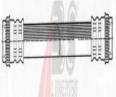 A.b.s. sl5203 przewód hamulcowy giętki renault clio iii 05-tył, nissan kubistar nadwozie pełne (x80)