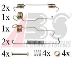 A.b.s. 0804q sprężynki do szczęk hamulcowych fiat siena 96 -, fiat palio (178bx)