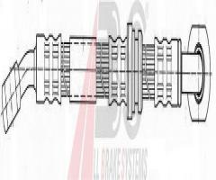 A.b.s. sl5252 przewód hamulcowy giętki suzuki jimny 98-lewy p, suzuki jimny (fj)