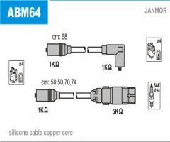 Janmor abm64 przewody wysokiego napięcia komplet vw, vw polo classic (6kv2)