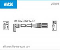 Janmor am20 przewody wysokiego napięcia komplet chevrolet, buick skylark (n), chevrolet camaro