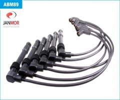 Janmor abm89 przewody zapłonowe audi a4 a6 vw 2.4 2.6 2.8 v6, audi a4 (8d2, b5), skoda superb (3u4)