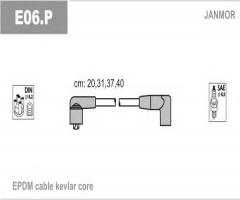 Janmor e06.p przewody wysokiego napięcia komplet , fiat panda (141a_)