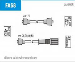 Janmor fas8 przewody wysokiego napięcia komplet fiat, fiat 127, lancia y10 (156)