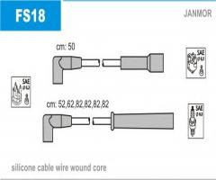 Janmor fs18 przewody wysokiego napięcia komplet ford
