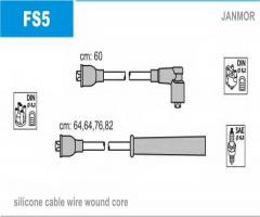 Janmor fs5 przewody wysokiego napięcia komplet ford, ford fiesta i (gfbt)