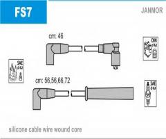 Janmor fs7 przewody wysokiego napięcia komplet ford, ford sierra hatchback (gbc, gbg)