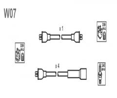 Janmor w07 przewody wysokiego napięcia komplet wózki widłowe