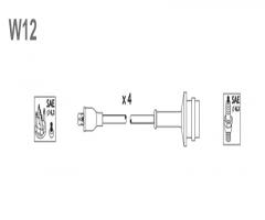 Janmor w12 przewody wysokiego napięcia komplet wózki widłowe