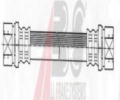 A.b.s. sl2349 przewód hamulcowy giętki fiat 126 72-90 tył, fiat 500