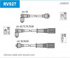 Janmor rvs27 przewody wysokiego napięcia komplet 