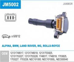 Janmor jm5002 cewka zapłonowa, alpina roadster (z8), bmw 3 (e36), land rover range rover iii (lm)