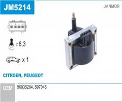 Janmor jm5214 cewka zapłonowa citroen, peugeot, citroËn ax (za-_), peugeot 605 (6b)