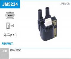 Janmor jm5234 cewka zapłonowa dacia renault, renault megane i (ba0/1_)