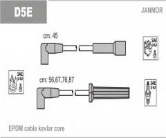 Janmor d5e przewody wysokiego napięcia komplet daewoo, daewoo espero (klej)