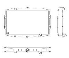 Nrf 504125 chłodnica silnika hyundai, hyundai galloper ii (jk-01)