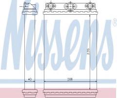 Nissens 72016 cylinderek hamulcowy honda accord 98-02 prawy tył, mercedes-benz sedan (w124)