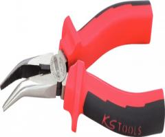 Ks tools 115.1019 szczypce półokrągłe zagięte 210mm