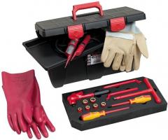 Ks tools 117.1835 narzędzia do elektryki w skrzynce 16 cz