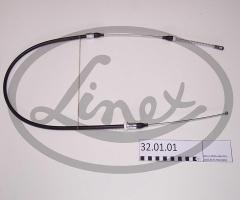 Linex 32.01.01 linka hamulca ręcznego opel, opel corsa a hatchback (93_, 94_, 98_, 99_)