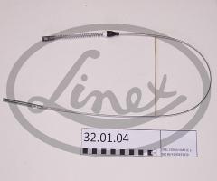 Linex 32.01.04 linka hamulca ręcznego opel, opel corsa a hatchback (93_, 94_, 98_, 99_)