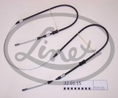 Linex 32.01.15 linka hamulca ręcznego opel, opel kadett e (39_, 49_)