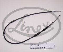 Linex 15.01.40 linka hamulca ręcznego ford, ford mondeo i (gbp)