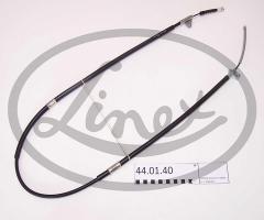 Linex 44.01.40 linka hamulca ręcznego toyota, toyota carina e (_t19_)