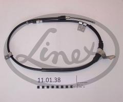 Linex 11.01.38 linka hamulca ręcznego daweoo, chevrolet aveo hatchback (t250, t255)