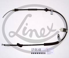 Linex 17.01.43 linka hamulca ręcznego honda, honda civic vi hatchback (ej, ek)