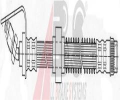 A.b.s. sl5728 przewód hamulcowy giętki opel movano 98-03 przód, opel movano nadwozie pełne (f9)