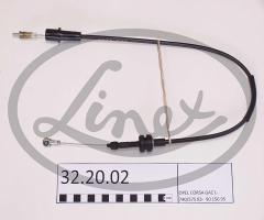 Linex 32.20.02 linka gazu opel, opel corsa a hatchback (93_, 94_, 98_, 99_)