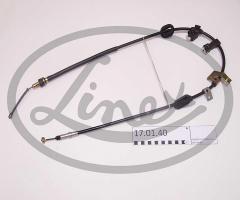 Linex 17.01.40 linka hamulca ręcznego honda, honda civic iii hatchback (al, aj, ag, ah)