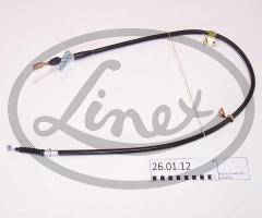 Linex 26.01.12 linka hamulca ręcznego mazda, mazda 323 c iv (bg)