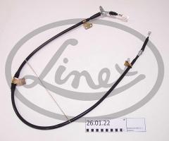 Linex 26.01.22 linka hamulca ręcznego mazda, mazda 626 iii (gd)