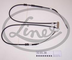 Linex 32.01.38 linka hamulca ręcznego opel, opel calibra a (85_)