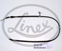 Linex 26.01.39 linka hamulca ręcznego mazda