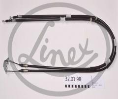 Linex 32.01.98 linka hamulca ręcznego opel astra g 03-04 tył, chevrolet corsa kombi